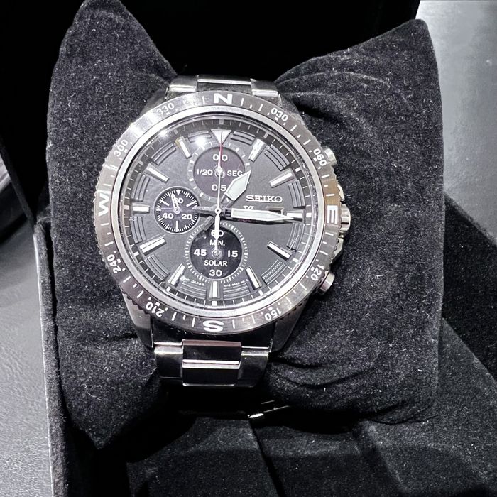 Relógio Seiko Prospex Chronograph 200M Quartz - completo