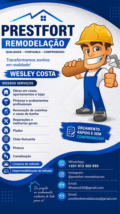 Serviços remodelação