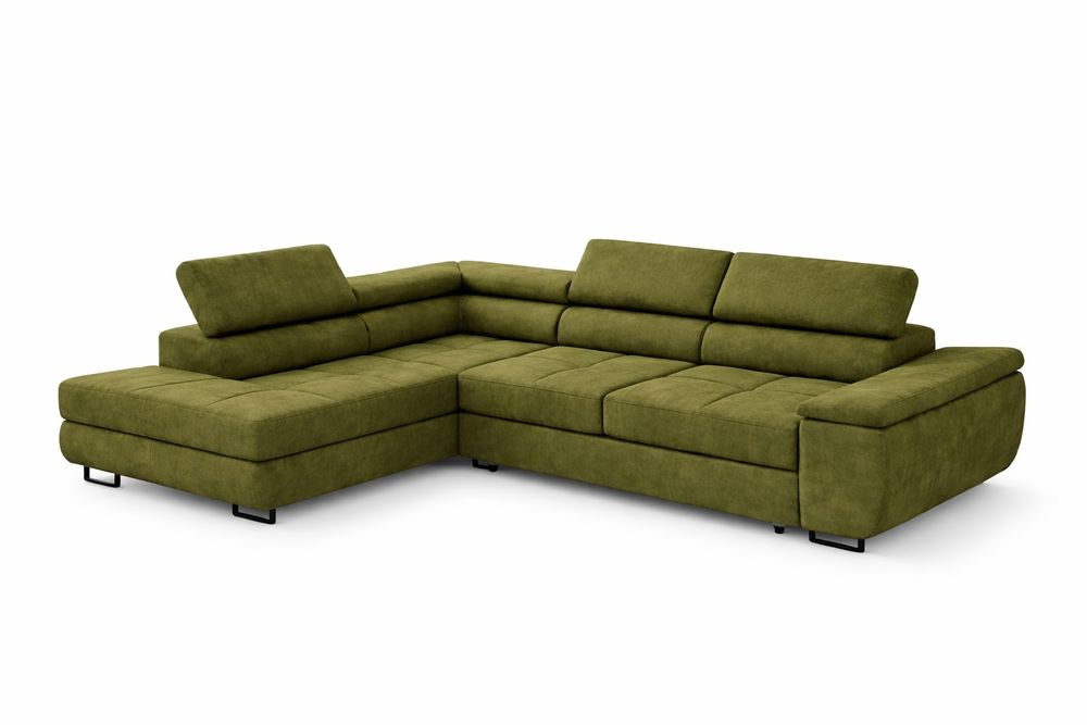 Narożnik Anton prosto od producenta regulowane zagłówki funkcja spania