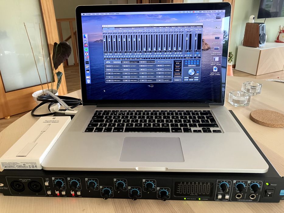 Focusrite Saffire Pro 40 Interface Áudio Rack FireWire (Testada) + Caixa