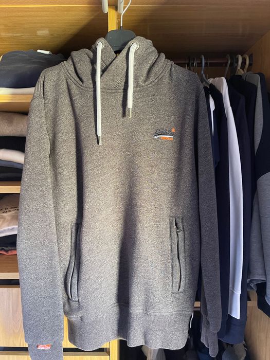 Hoodie SuperDry Cinza