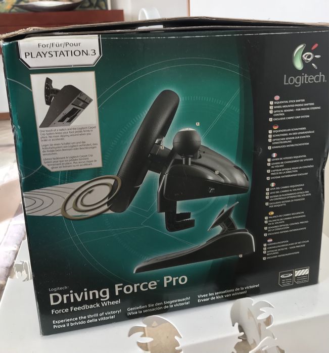 Volante e pedais Logitech Driving Force PRO (PS3 Playstation)