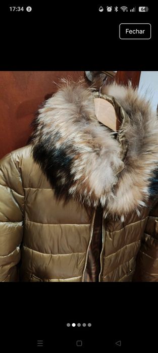 Kispo dourado acolchoado