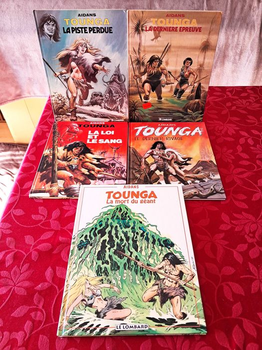 Livros BD - Tounga de Édouard Aidans (Edição em francês)