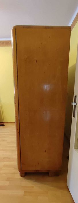 Szafa drewniana VINTAGE ubraniowa, czterodrzwiowa z gratisami zestawu!