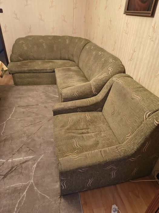 Narożnik, fotel rozkładany