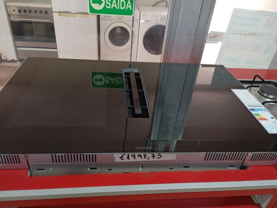 Placa de indução Siemens Nova com exaustão