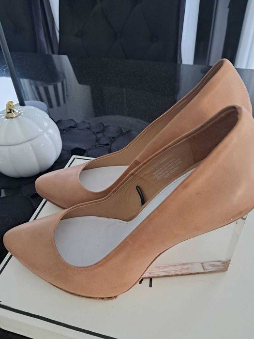 Maison Margiela H&M n buty caramel  38 eleganckie