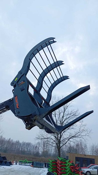 Chwytak do drzewa krokodyl do ładowarki manitou i innych FILPOL Dostaw