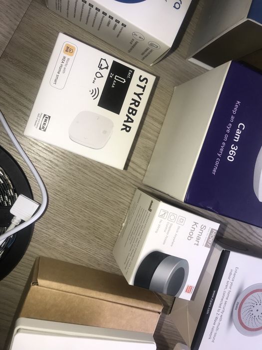 Lote de dispositivos zigbee zwave hub smartthings