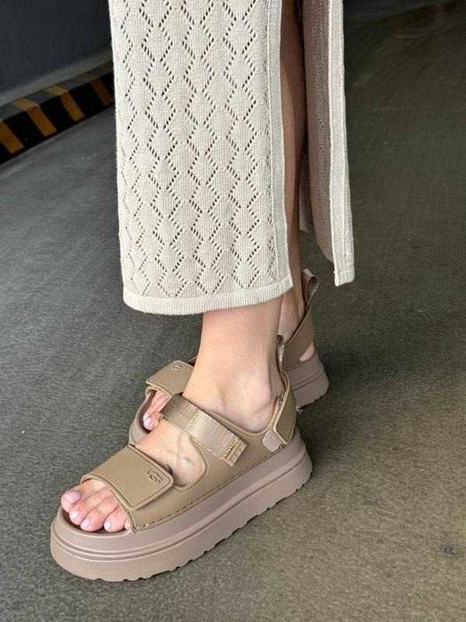 ‼️РОЗПРОДАЖ ‼️Оригінальні Босоніжки Ugg Goldenglow Sandals Brown /Босоножки Угги/Сандали Угг/Уггі