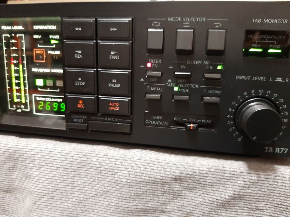 ONKYO INTEGRA TA R 77 Cassette Deck, Top-Line Series64354154751490124