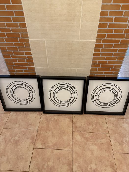 3 quadros contemporaneos