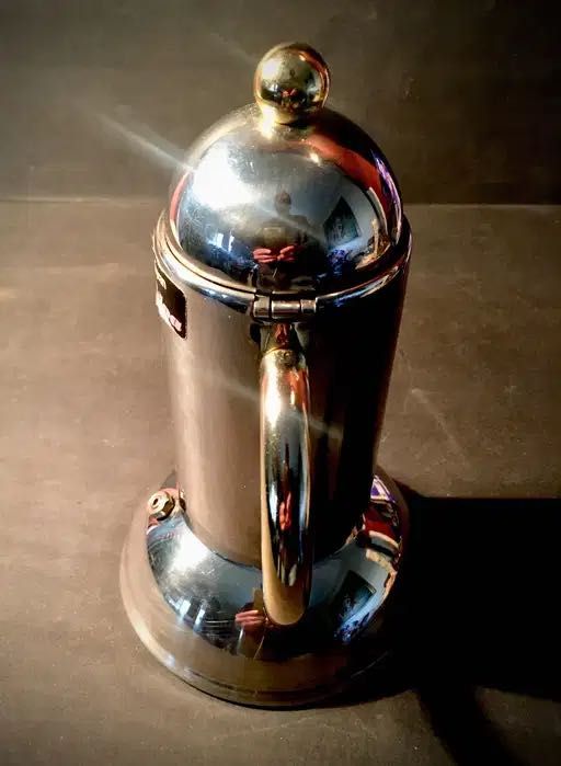 CAFETEIRA ORCHIDEA - expresso - anos 80 - Inoxpran - made in Italy