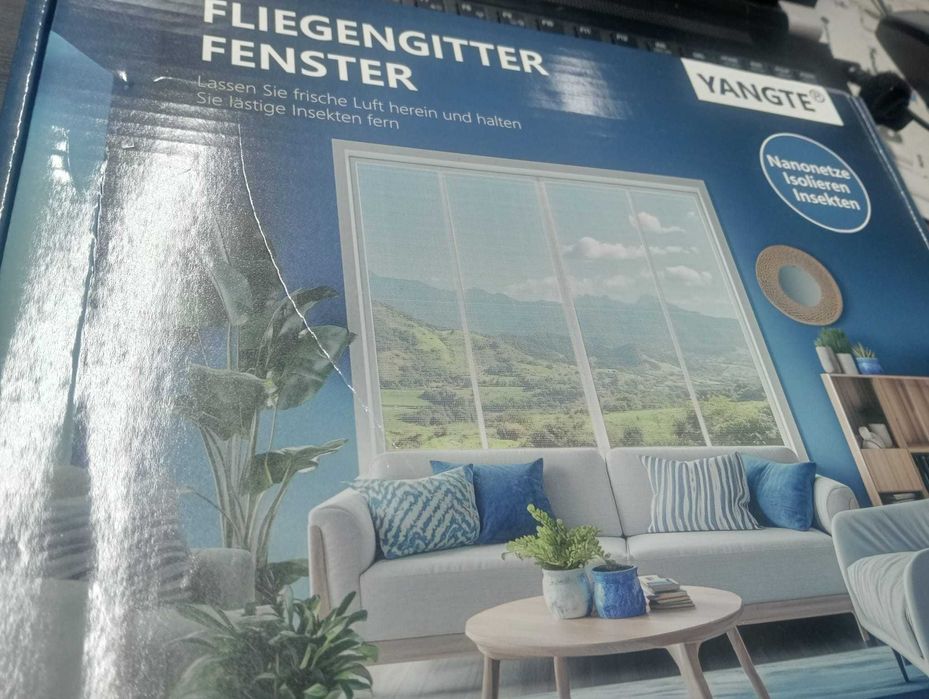 Pack 2 Redes Mosquiteiras Yangte 130x150cm – Pretas – NOVAS