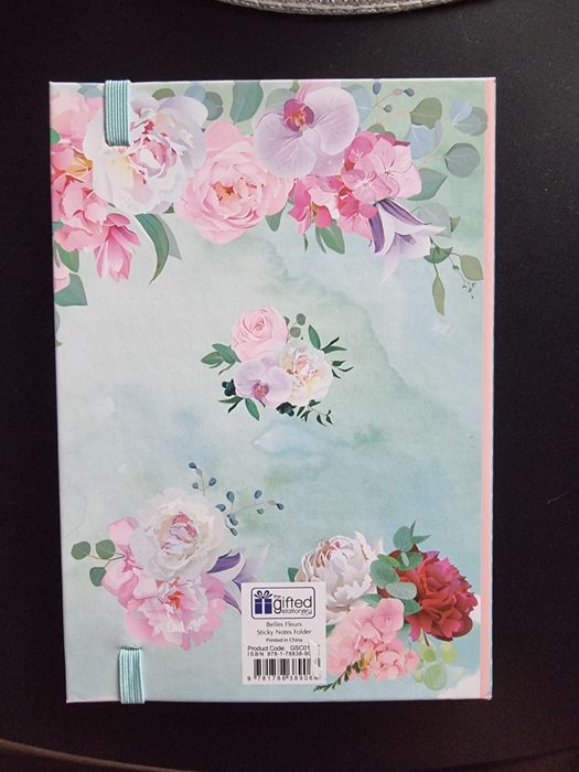 Pastelowy notes sticky planner notes to do w kwiaty