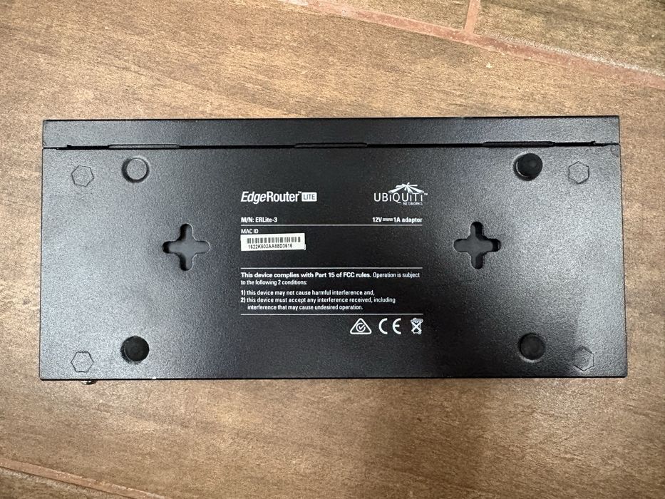 Ubiquiti edge router lite