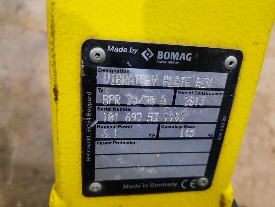 Виброплита.Трамбовка.Bomag 25/50 D.