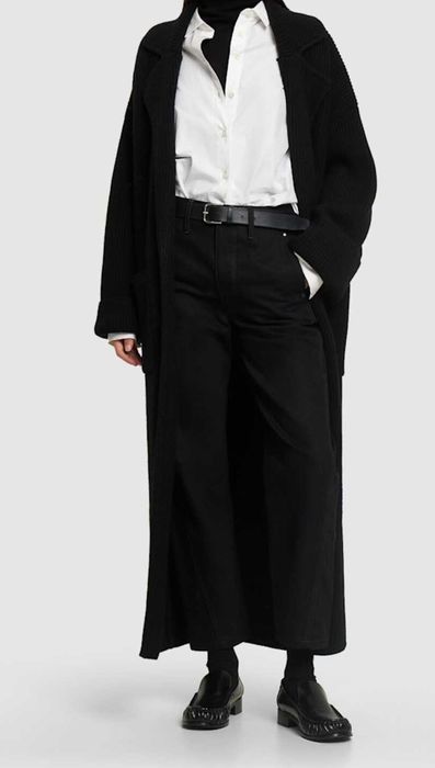 Пальто кардиган шерстяний Toteme Wool black