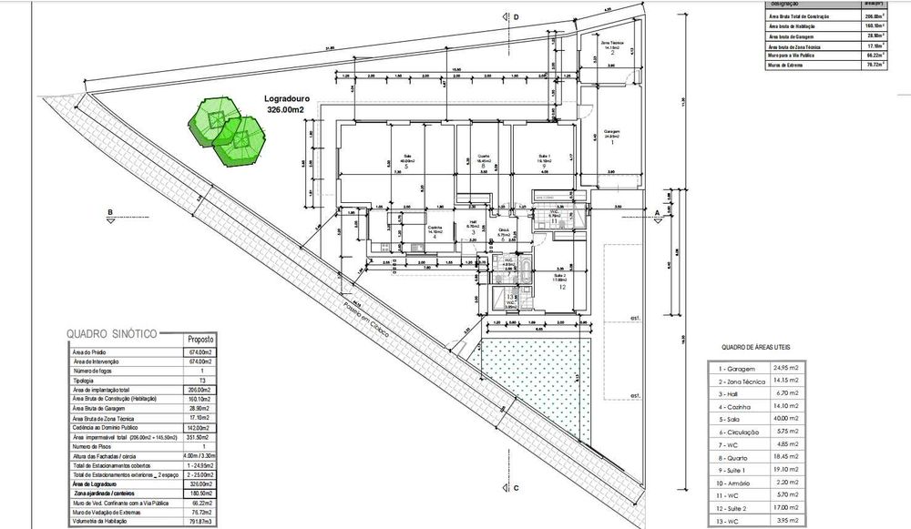 Moradia Térrea T3+1 Inserida Terreno 674 M² - 15Km da Ericeira