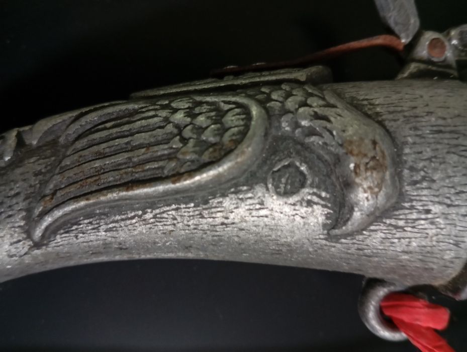 Polvoreira Medieval para carregamento Bacamarte, Pistola ou Espingarda