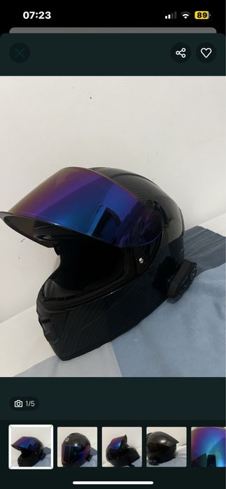 capacete pista espelhado