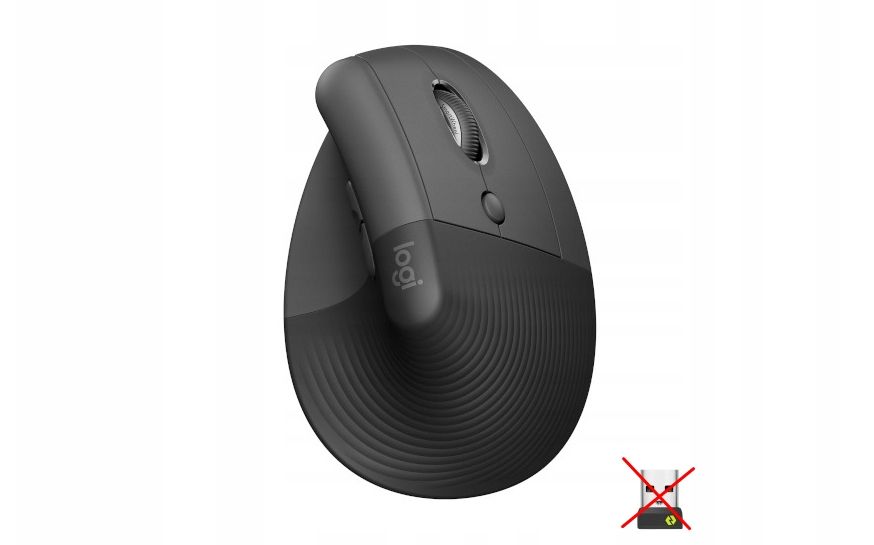 outlet mysz bezprzewodowa logitech lift vertical ergonomiczna grafitowa