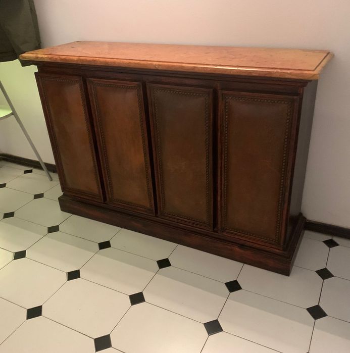 Aparador Mogno Maciço c/
Tampo Mármore Estremoz