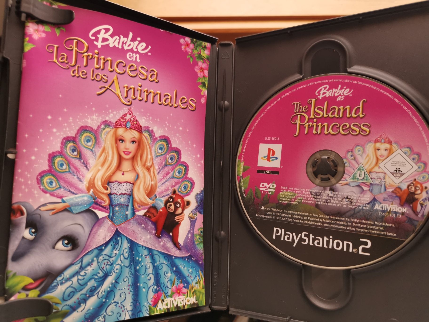 PS2 BARBIE LA PRINCESA DE LOS ANIMALES. PLAYSTATION 2 PAL ESPAÑA COMPLETO