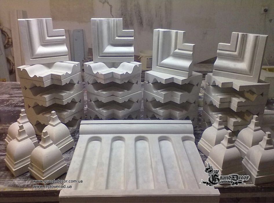 Фасадный и внутренний декор из гипса 3Д панели Кессонный потолок