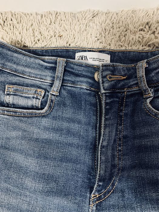 Spodnie Zara jeansy rurki wysoki stan 34 xs