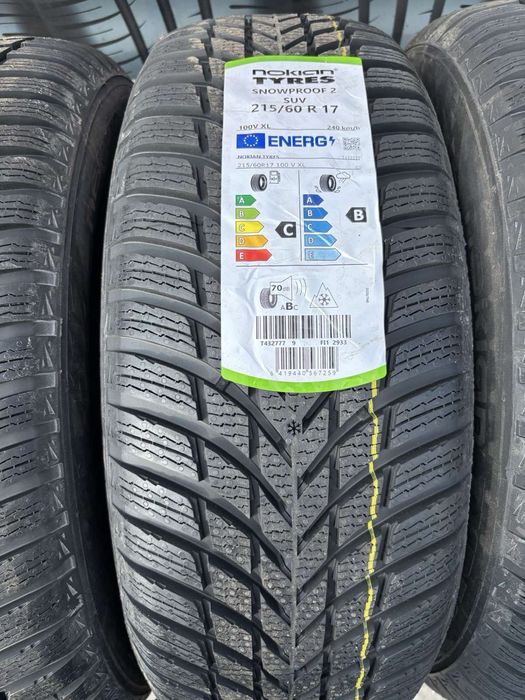 Шини нові 215/60 R17 Nokian нові зима