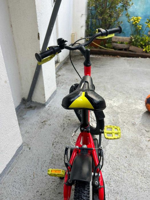 Bicicleta Criança roda 16" Premium: Alumínio muito leve