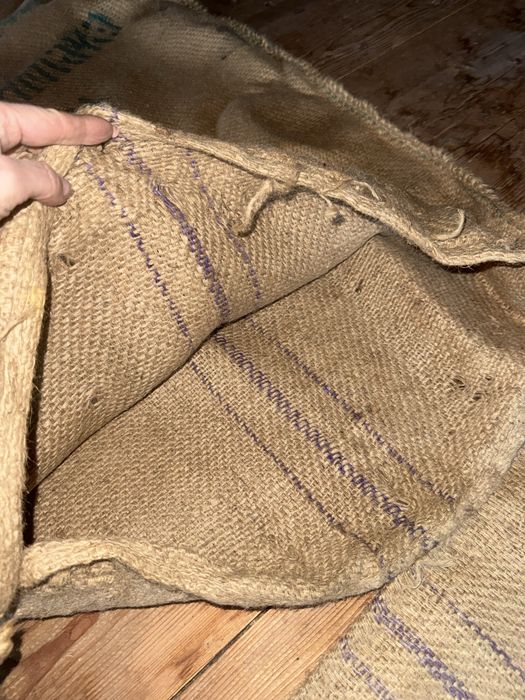 Worki jutowe XXL bardzo duże 6 sztuk