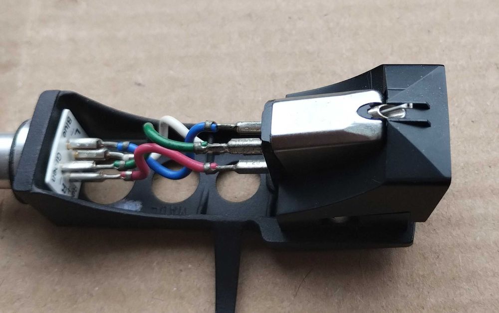 Headshell Technics + Wkładka EPC-207C +nowa igła retip EPS-207 komplet