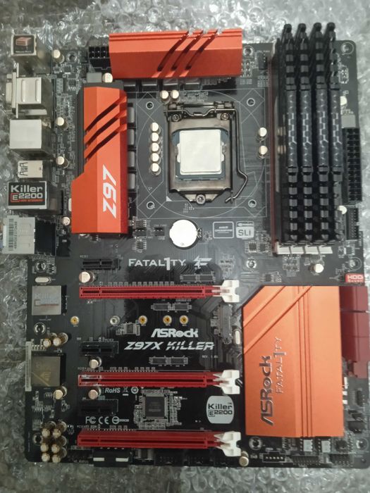 Продам материнскую плату asrock fatal1ty z97 killer