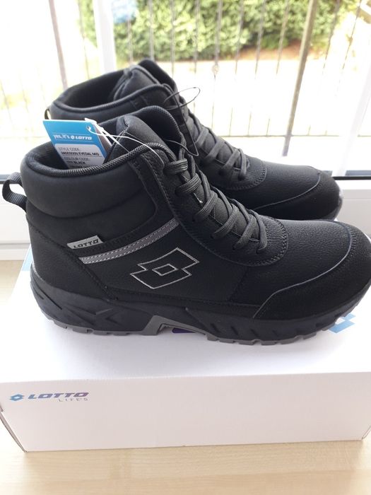 Buty trekkingowe 43 męskie czarne wodoodporne