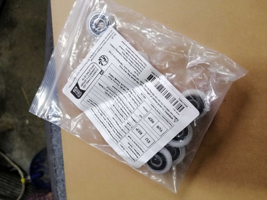 Змінні коліщатка для роликів душових кабін, гідромасажних боксів