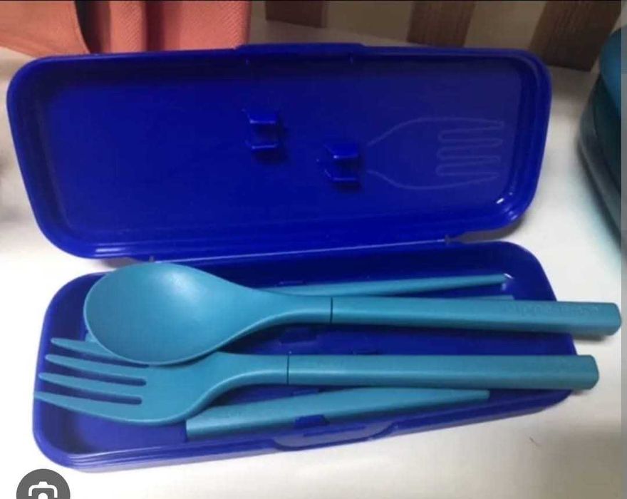 Estojo de Talheres Tupperware Novo