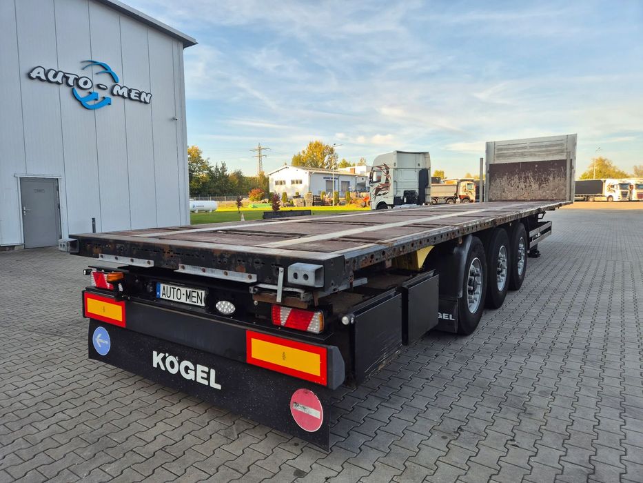 Kögel SN 24 PLATFORMA DO STALI  Podnoszona oś Nowe hamulce Kłonice