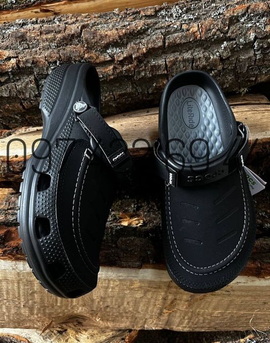 Чоловічі Крокси Сабо Crocs Yukon LiteRide Clog Army/Black Crocs Крокси