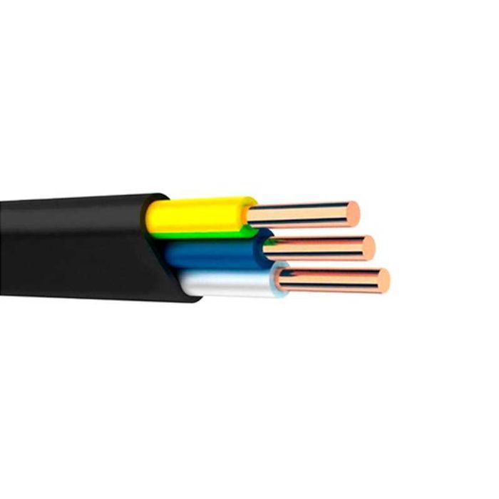 Кабель ВВГнгд  3х2,5 ГОСТ ІнтерЕлектро повний перетин. Є оптова ціна