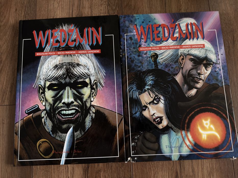 Komiksy Wiedzmin tom I i II 2001 rok