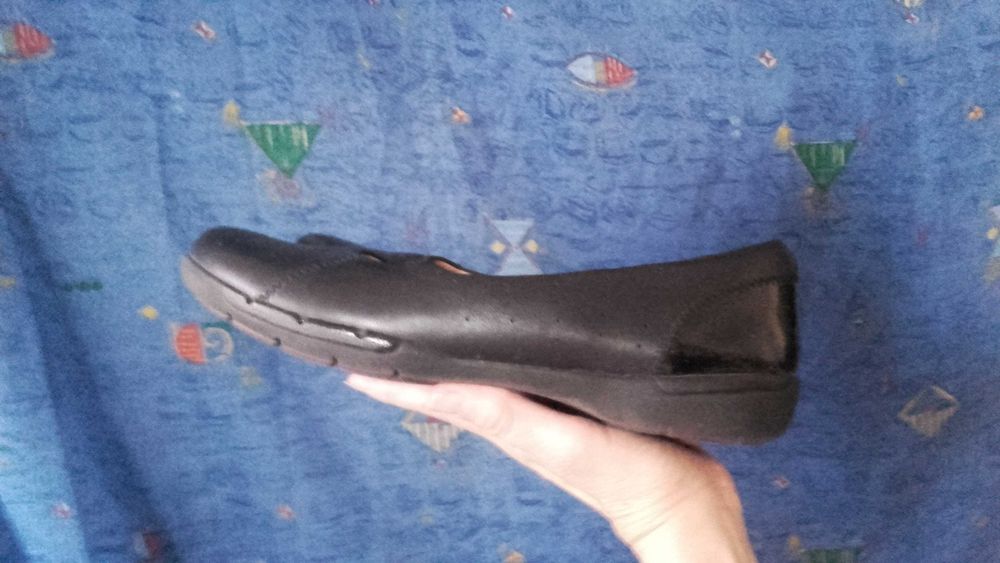 Baleriny skórzane Clarks