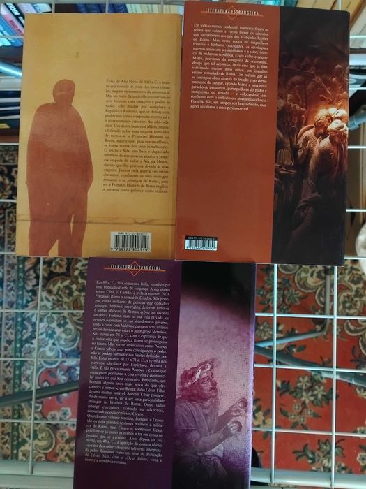 3 Livros de Romance Histórico-O Primeiro Homem de Roma-Collen McCullough-Difel