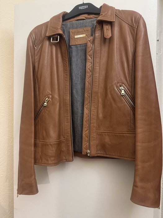 Куртка шкіряна Massimo Dutti розмір М
