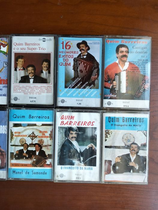 11 antigas K7's Quim Barreiros