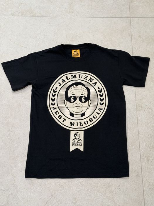 T-Shirt Dziedzic Pruski Jałmużna Jest Miłością rozmiar S