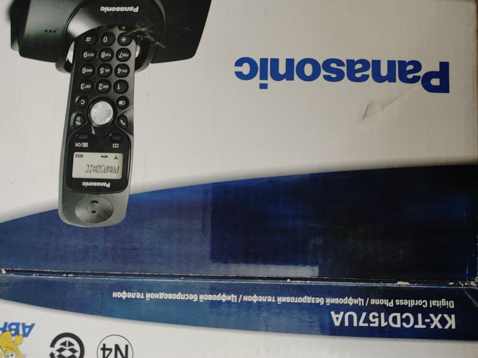 Радіо телефон Panasonic дві трубки