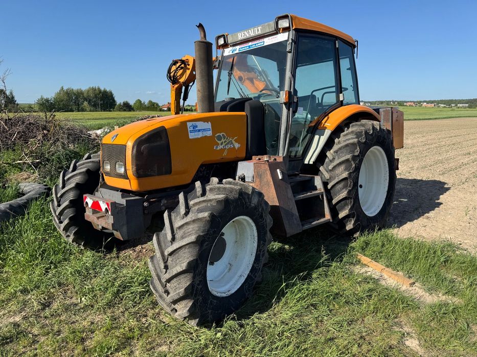 Renault Ergos 95 , 4x4 , z Kosiarka wysięgnikową do koszenia poboczy